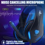 Stynice Wired Gaming Headset with Noise Cancelling Mic