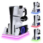 PS5 Charger Dock with RGB Lighting and Stand