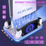 PS5 Charger Dock with RGB Lighting and Stand