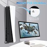 Sturdy PS5 Wall Mount with Controller Holder