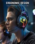 Gaming Headset with Surround Sound and Noise Cancelling