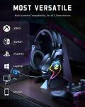Gaming Headset with Surround Sound and Noise Cancelling