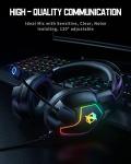 Gaming Headset with Surround Sound and Noise Cancelling