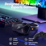 NUBWO Wireless Gaming Headset with Noise Cancelling Mic