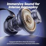 NUBWO Wireless Gaming Headset with Noise Cancelling Mic