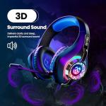 Tatybo RGB Gaming Headset with Noise Cancelling Microphone