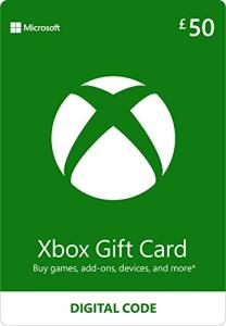 Xbox Gift Card £50 Digital Voucher for Games