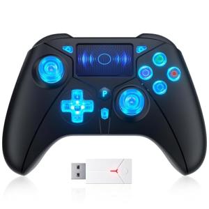TURPOW Wireless RGB Controller for PS5 and PS4