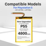 2-Pack PS5 Controller Replacement Batteries with Toolkit