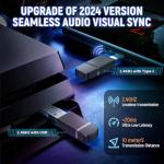 Tatybo Wireless Gaming Headset with 7.1 Surround Sound
