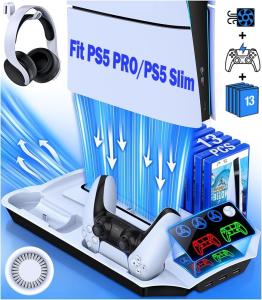 PS5 Cooling Stand and Controller Charging Station