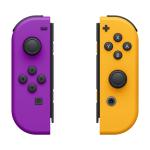 Nintendo Switch Neon Purple Orange Joy-Con Set
