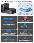 GMKtec K8 Mini Gaming PC with Ryzen 7
