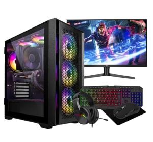 RTX 3050 Gaming PC Bundle with 22” Monitor