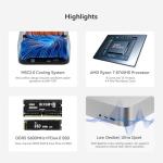 Beelink Mini Gaming PC with Ryzen 7 and 24GB RAM