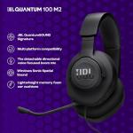 JBL Quantum 100M2 Wired Gaming Headset, Black