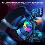 Vakedy HW10 Wireless Gaming Headset with RGB