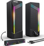 RGB Gaming Speakers with Touch Control for PC