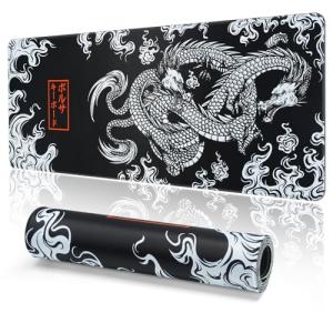 EFISH Large Gaming Mouse Mat with Non-Slip Base