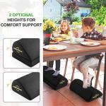 AMERIERGO Adjustable Memory Foam Foot Rest