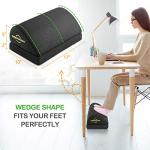 AMERIERGO Adjustable Memory Foam Foot Rest