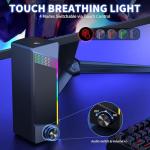 RGB Gaming Speakers with Touch Control for PC