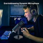 FIFINE XLR/USB RGB Gaming Microphone for Streaming