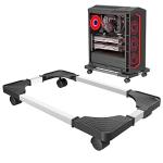Adjustable Mobile CPU Stand with Locking Wheels