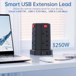 Surge Protector Power Strip with USB Ports