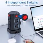 Surge Protector Power Strip with USB Ports