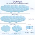 Cute Cloud Wrist Rest Keyboard Pad for Gaming