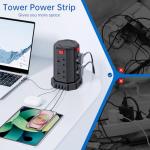 Surge Protector Power Strip with USB Ports