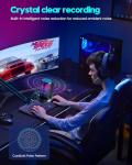 RGB USB Gaming Microphone with Boom Arm
