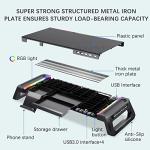 MOOJAY RGB Gaming Monitor Stand with USB Hub