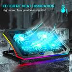 TopMate C12 RGB Laptop Cooling Pad with Fans