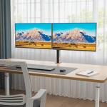 BONTEC Dual Monitor Stand with Adjustable Arms