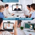 YIMONA 1080P Webcam with Microphone and Privacy Cover