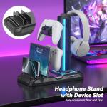 KDD Gaming Headset Stand with Charging Station
