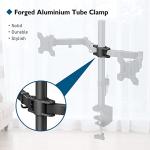 BONTEC Dual Monitor Stand with Adjustable Arms