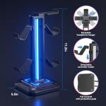 KDD RGB Headset Stand and Controller Holder