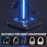 KDD RGB Headset Stand and Controller Holder