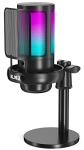 NJSJ RGB USB Microphone for Gaming and Streaming