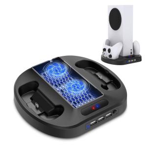 Xbox Series S Vertical Cooling Fan & Charger