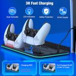 RGB Cooling Stand and Dual Controller Charger for PS5