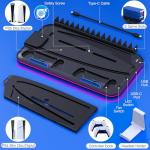 RGB Cooling Stand and Dual Controller Charger for PS5