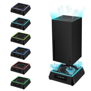 RGB Cooling Fan Stand for Xbox Series X