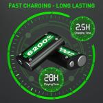 Ukor Fast Charging Battery Packs with Charger for Xbox