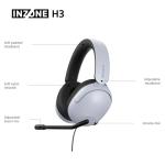Sony INZONE H3 Gaming Headset with Boom Mic