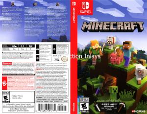 Minecraft Switch Artwork and Inlay Set