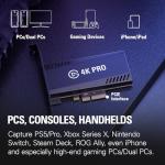 Elgato 4K Pro Capture Card for Gaming